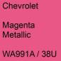 Preview: Chevrolet, Magenta Metallic, WA991A / 38U.